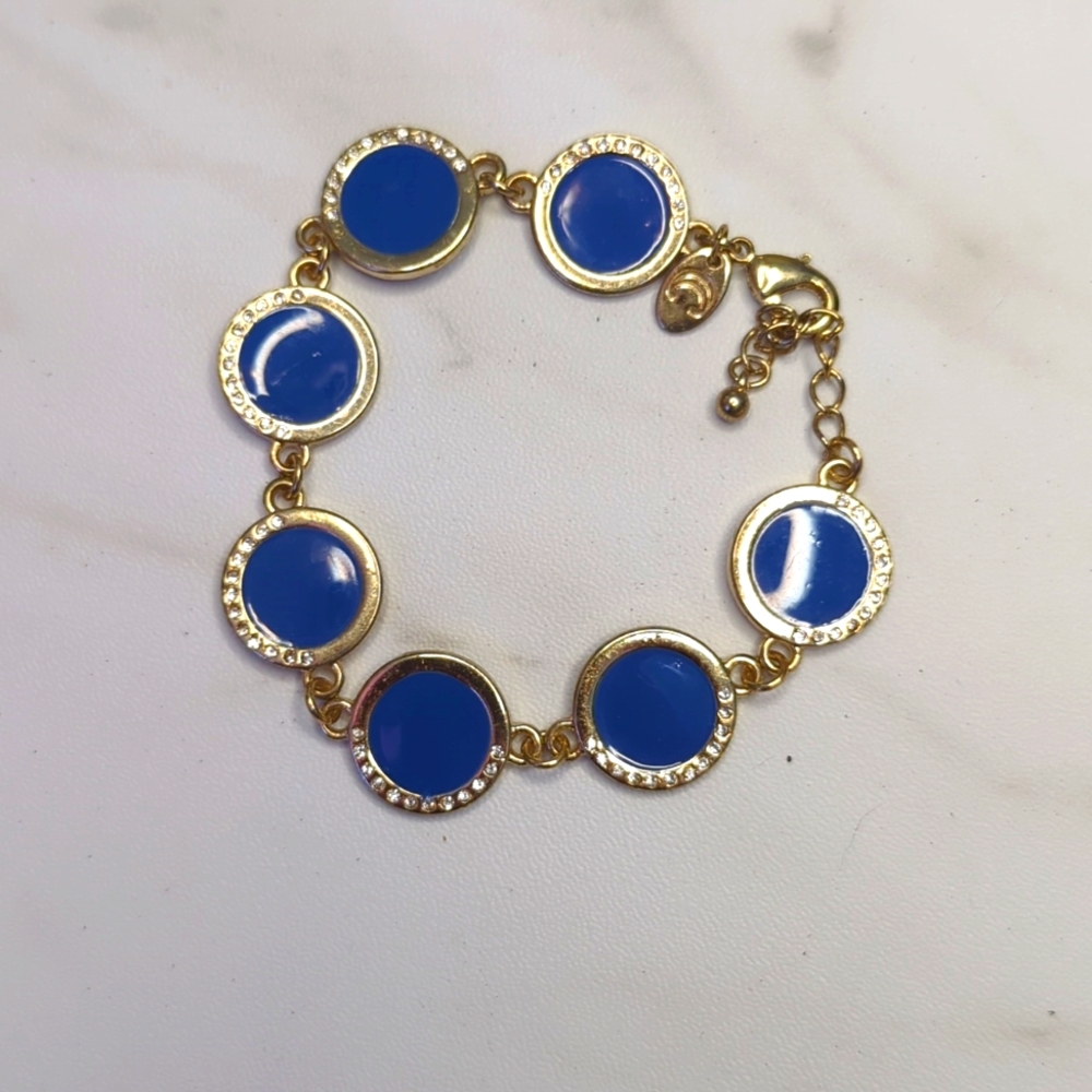 Blue And Gold Bracelet